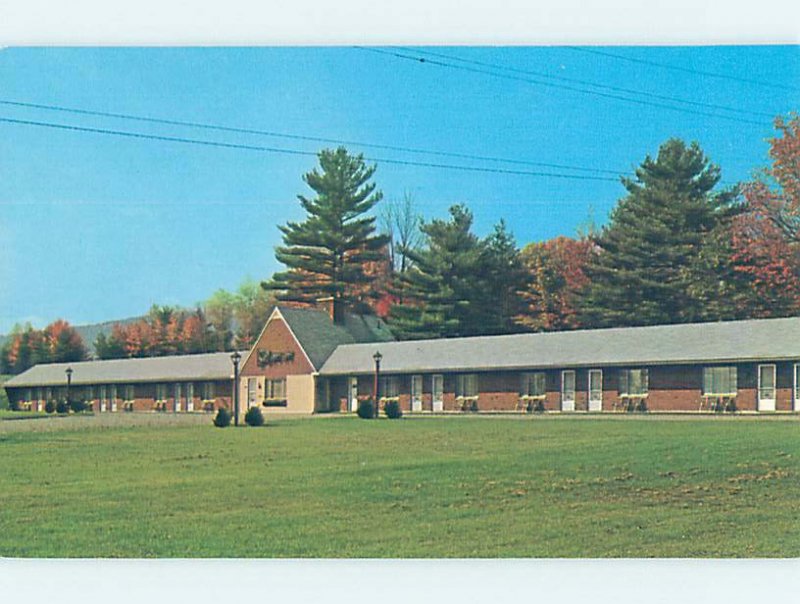 Pre-1980 MOTEL SCENE White River Junction - Near Hartford & Woodstock VT AD9044