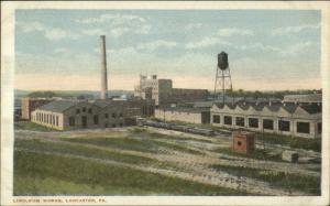 Lancaster PA Linoleum Works Factory c1920 Postcard