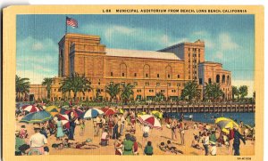 L-86 Municipal Auditorium From Beach, Long Beach, CA