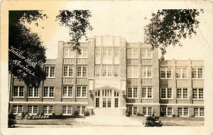 1920s Real Photo PC; Junior High, Roswell NM, RJ. Hudson, Chaves County Unposted