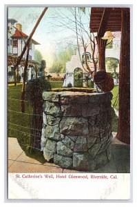 St. Catherine's Well Hotel Glenwood Riverside Cal. California Postcard