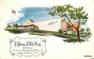 1956 Altman White Plains Department Store NEW YORK artist impression  3975