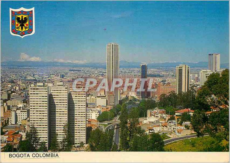 'Postcard Modern Colombia Bogota Air view of the Country''s capital'