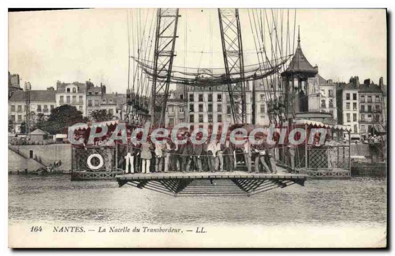 Postcard Old Nantes The Platform of the Transporter