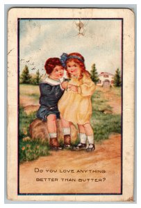 Postcard Do You Love Anything Better Than Butter? Vintage Standard View Card 