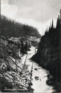 Canada Kicking Horse Canyon British Columbia Vintage Postcard C088