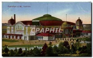 Old Postcard Festhalle Frankfurt a M