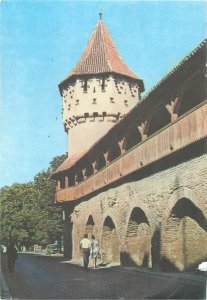 Postcard Romania Sibiu Turnul Dulgherilor monument istoric sec XIV