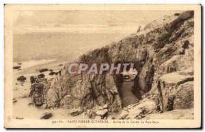 Old Postcard Quiberon Arch Cave Port Bara