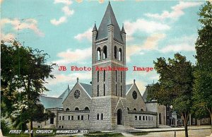 WI, Waukesha, Wisconsin, First Methodist Episcopal Church, 1919 PM, No 203323