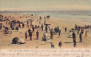 New Jersey Atlantic City The Beach 1907