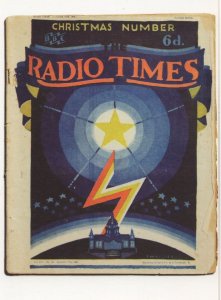 Radio Times BBC Magazine 1926 Christmas Issue Number 4 Postcard