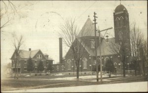 Church - Greenwich NY Cancel 1906 Real Photo Postcard