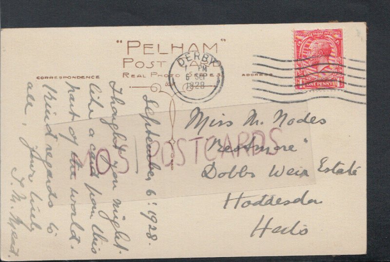 Genealogy Postcard - Nodes - Dobbs Weir Estate, Hoddesdon, Hertfordshire RF5469