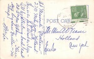 D57/ Missoula Montana Mt Postcard 1951 Hotel Florence Building