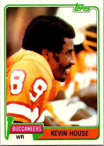 1981 Topps Football Card Kevin House Tampa Bay Buccaneers sk60116