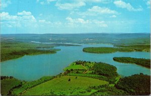 Deep Creek Lake Aerial View Holy Cross House Washington DC Postcard Yacht Club 