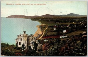 1931 Victoria Castle And Vale Of Shanganagh Dublin Ireland Posted Postcard