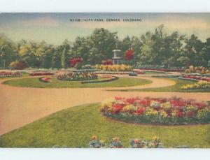 Unused Linen PARK SCENE Denver Colorado CO H2313