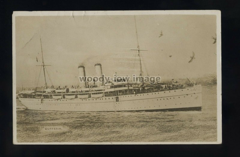 LS2143 - UK Liner - Dufferin , built 1905 - postcard