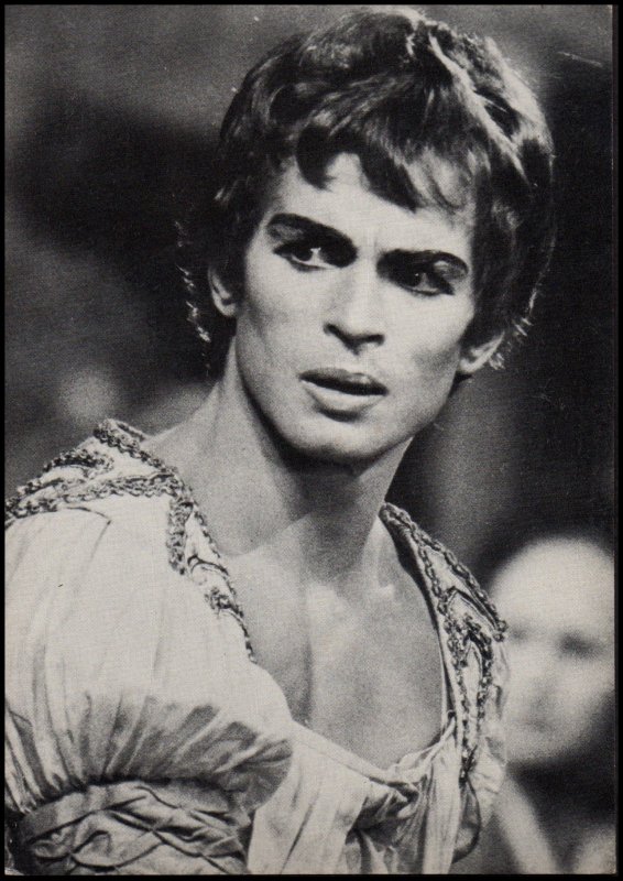 Movie Star Post card - Rudolf Nureyev, unused