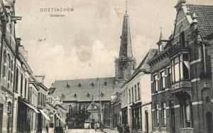 Netherlands Doetinchem Grutstraat Vintage Postcard 03.78