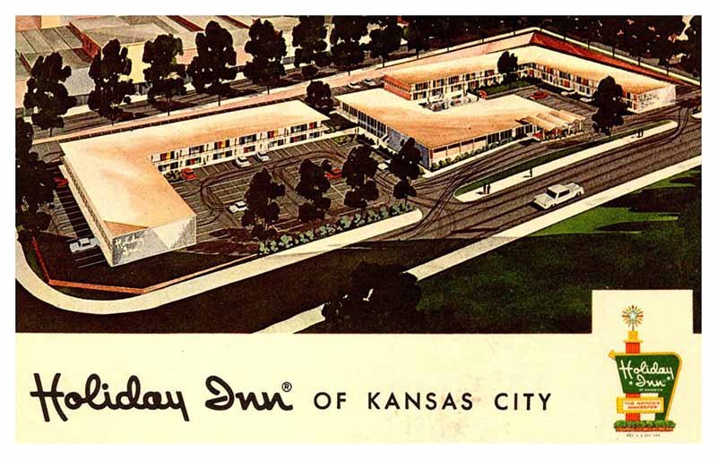 Postcard HOTEL SCENE Kansas City Kansas KS AR5320