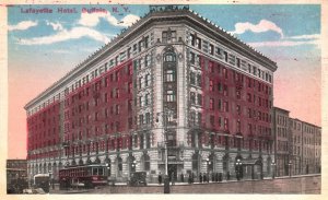 Vintage Postcard 1916 Lafayette Hotel Collection by Wyndham Buffalo New York NY