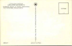 Postcard SCHOOL SCENE Cambridge Massachusetts MA AN8403