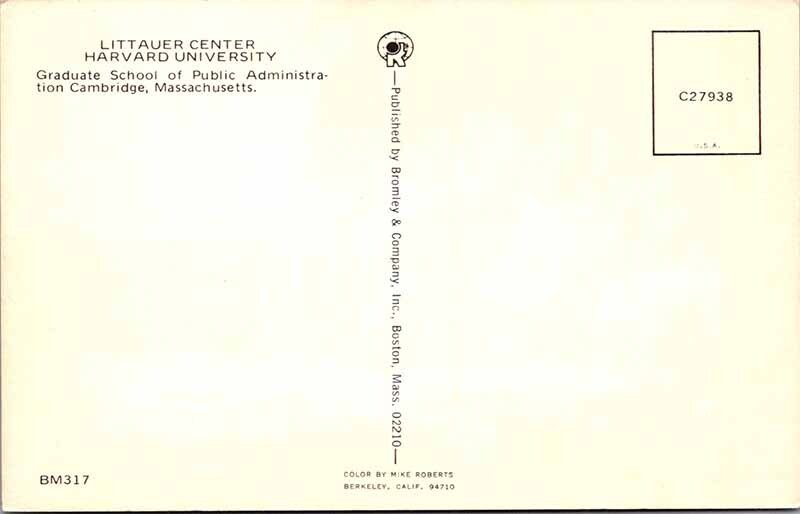 Postcard SCHOOL SCENE Cambridge Massachusetts MA AN8403