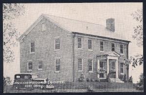 Commanding Officer Quarters Fort Devens MA unused c1930's