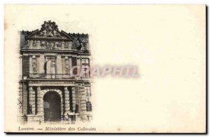 Paris -1 - The Louvre - Ministry of Colonies - Old Postcard
