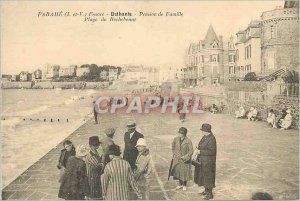 Old Postcard Parame (I and V) Bethanie Pension Family Beach Rochebonne