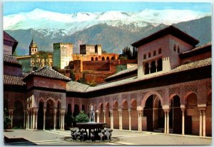 M-23796 Lion's Court and Sierra Nevada Alhambra Granada Spain