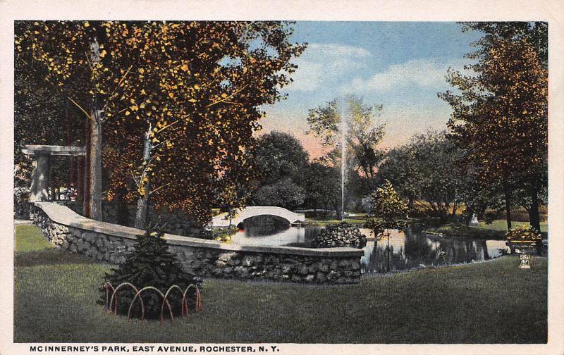 Mcinnerney's Park, East Avenue, Rochester, New York, Early Postcard, Unused