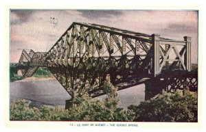 Postcard BRIDGE SCENE Quebec Quebec QC AP5961