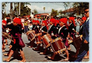 ANTIGUA, Guatemala ~ YOUNGSTERS in MARCHING BAND c1970s Postcard 4 x 6 inches