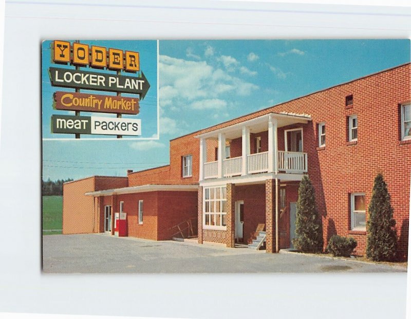 Postcard Yoder's Country Market, Grantsville, Maryland