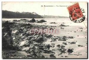 Old Postcard Douarnenez General view of the beach