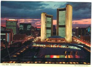 Canada, City Hall, Toronto, unused Postcard
