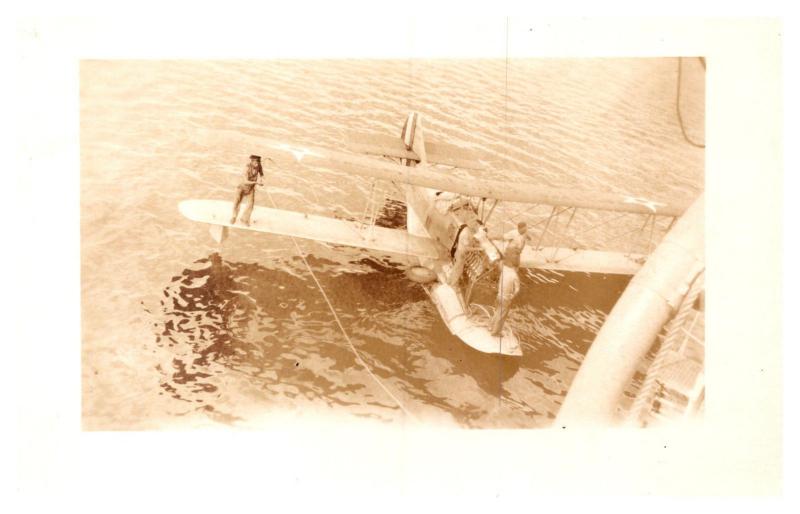 Tethering  Sea plane next to Ship RPC , RPC