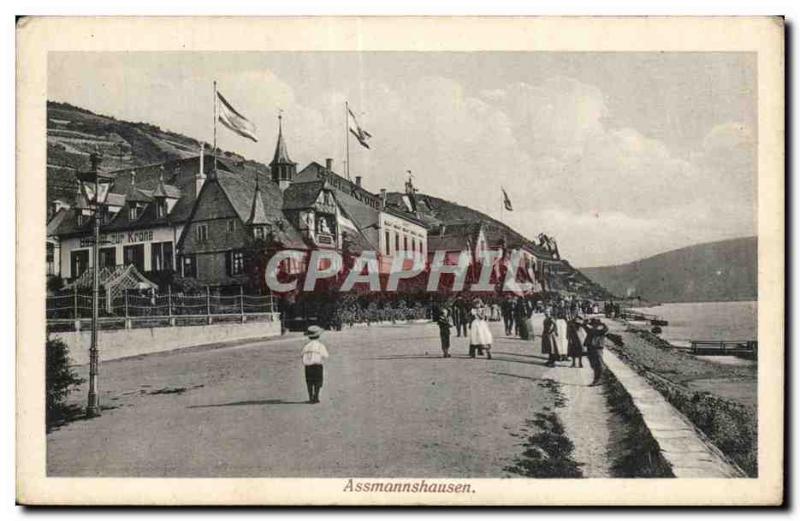 Old Postcard Assmannshausen