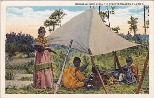 Seminole Indian Camp In The Everglades Florida