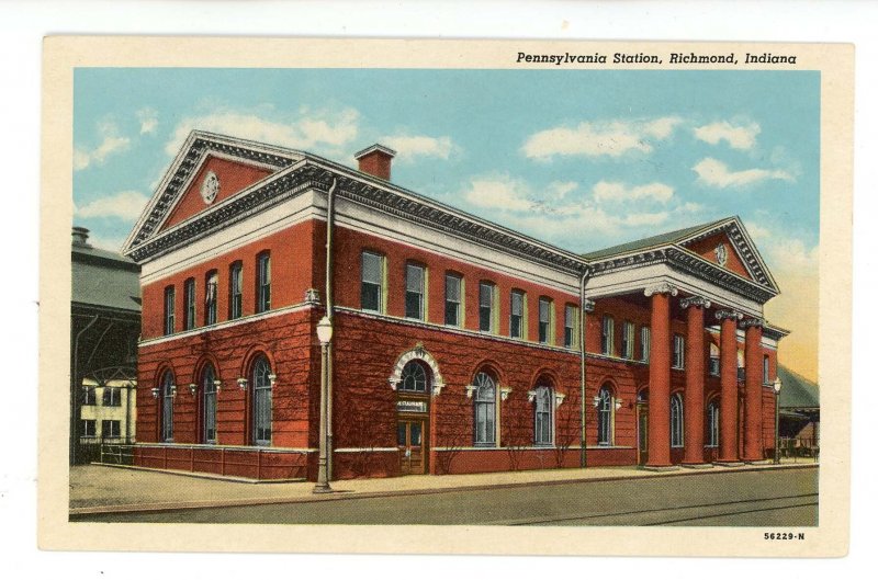IN - Richmond. Pennsylvania Railroad Station