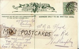 Genealogy Postcard - Reg Floyd -113 Lea Road - Northampton - Ref 7847A