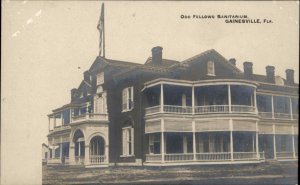 Gainesville FL Odd Fellows Sanitarium c1905 Real Photo Postcard