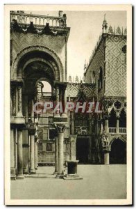 Old Postcard Venezia Porta della Carta