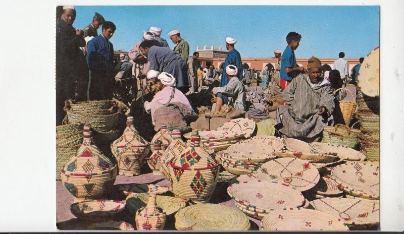 BF17791 morocco scenes et types jour de souk  front/back image