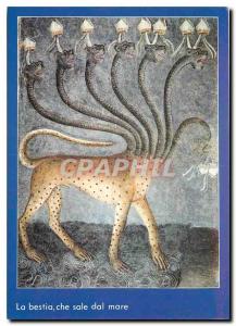 Postcard Modern Padua Battistero del Duomo Guisto Menabuoi of the beast that ...