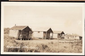 327 Canada Andeisono Nite Cabins Real Photo Postcard RPPC MADE IN CANADA